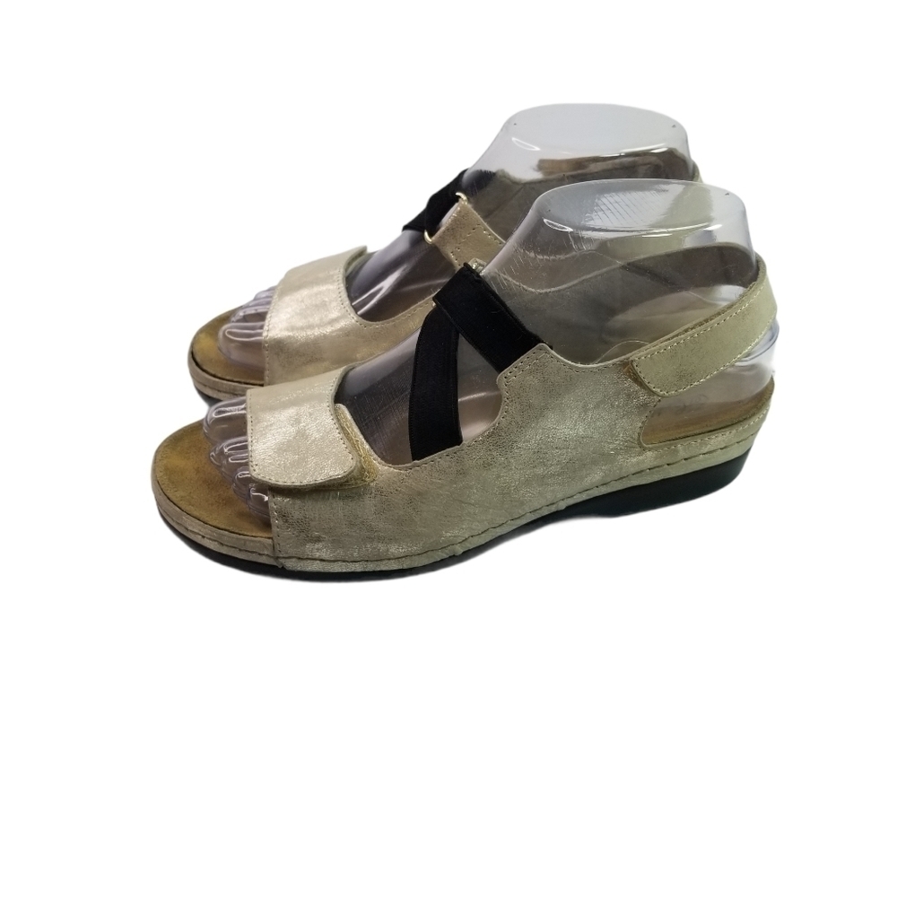 Helle Comfort silver leather shoes - Picture 10 of 10